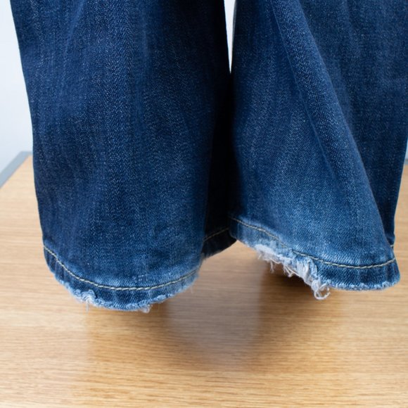 Rerock Express Barely Boot 2R 2 (24 X 32) Women's Jeans Medium Wash Zip Fly - Picture 9 of 10